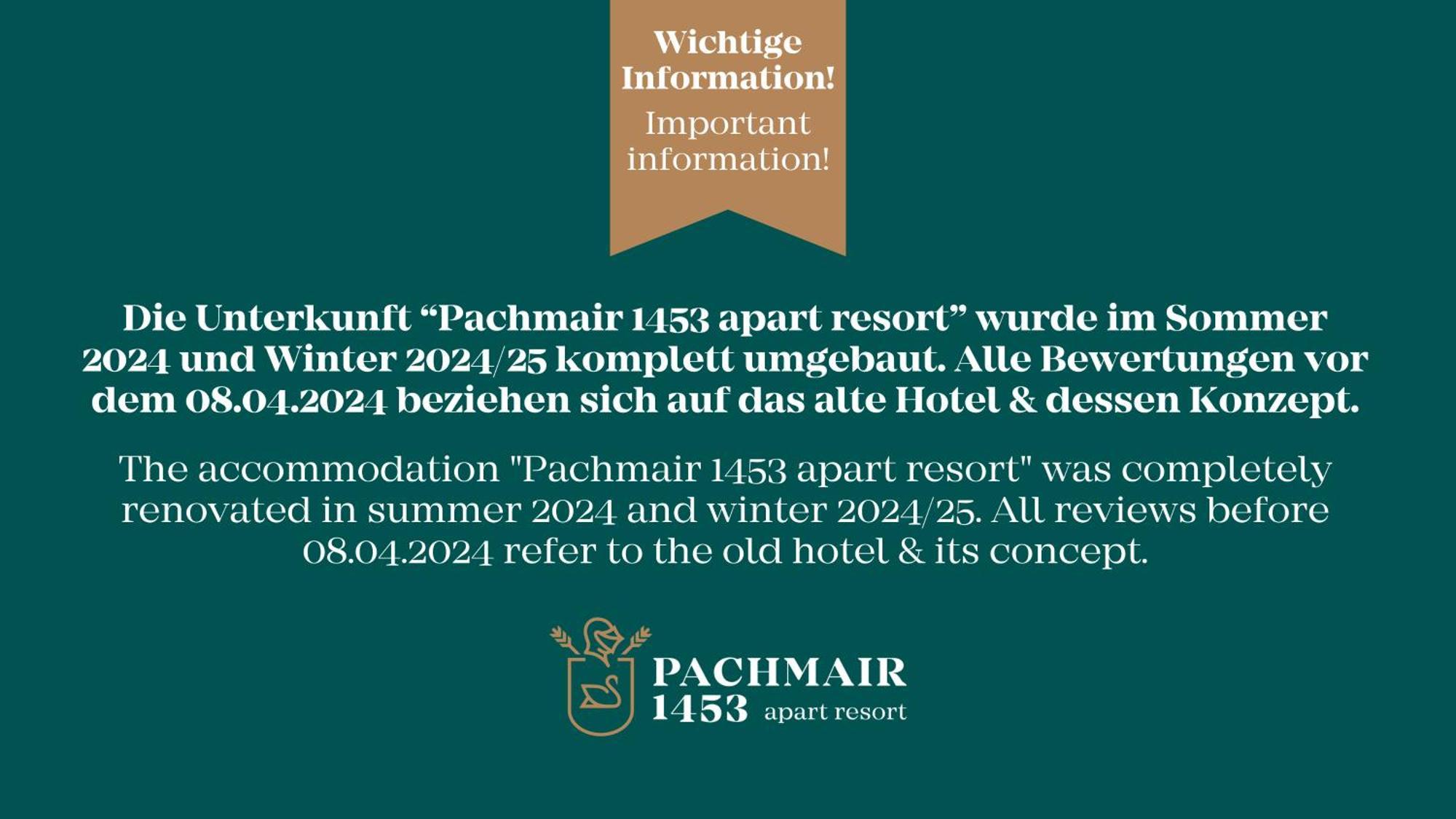 Pachmair 1453 Apart Resort - Opening 2025 Удернс Екстериор снимка